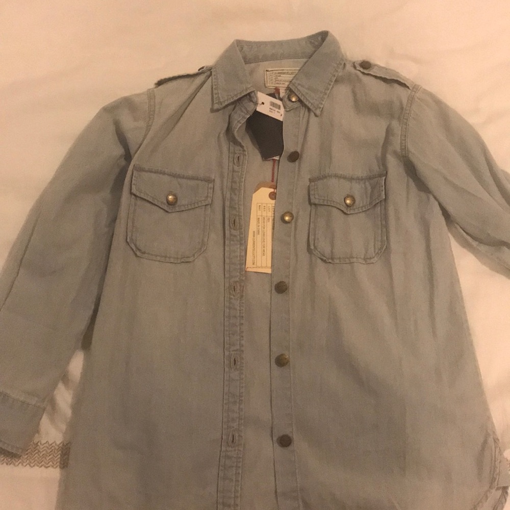 Current Elliot Denim Shirt Size 1